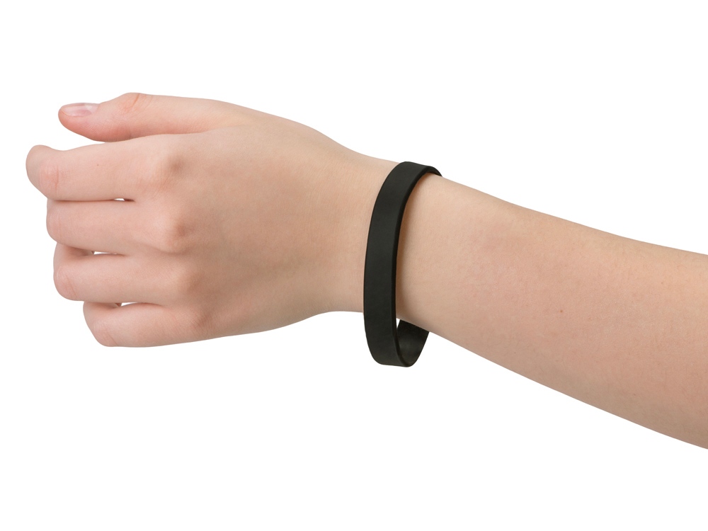 Силиконовый браслет Forest 202*12 мм, черный-3