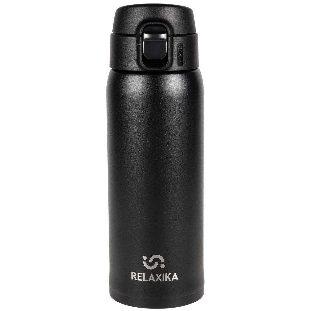 Термокружка Relaxika, черная-1