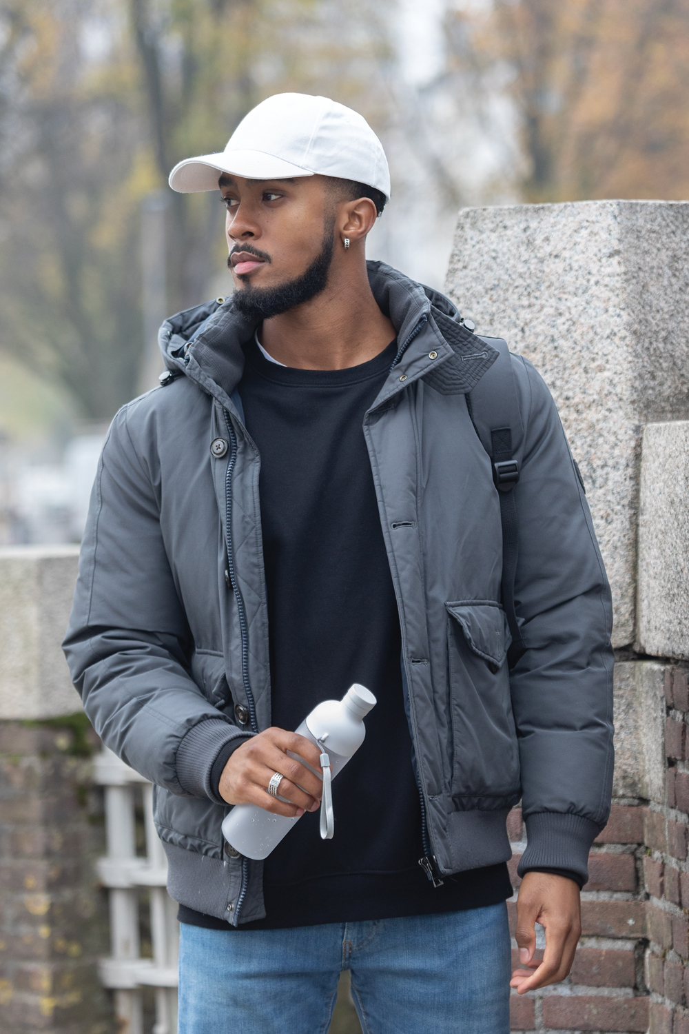 Бейсболка Impact из переработанного хлопка AWARE™, 6 клиньев, 280 г/м2-11