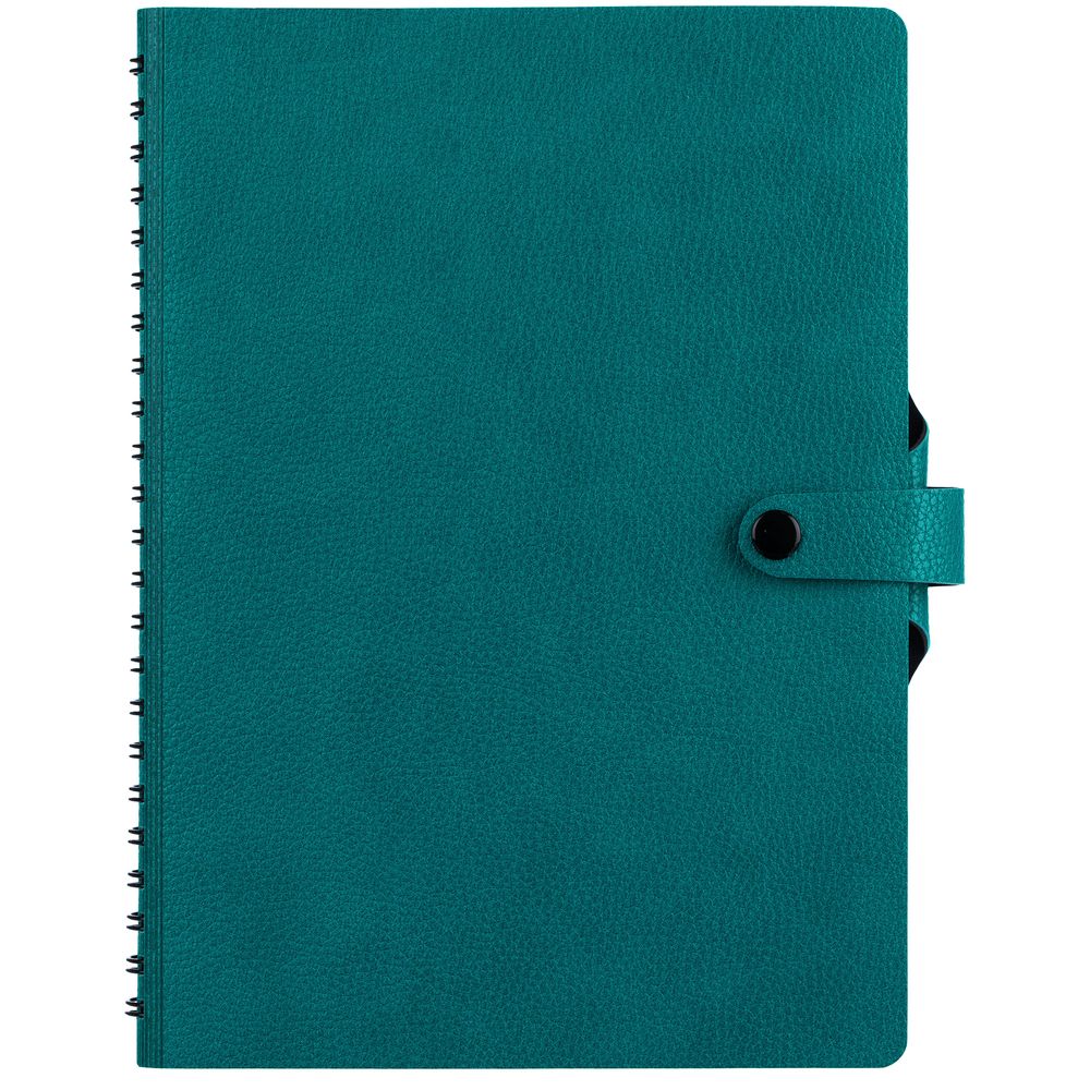 Ежедневник Strep Front на заказ, недатированный, бирюзовый-0