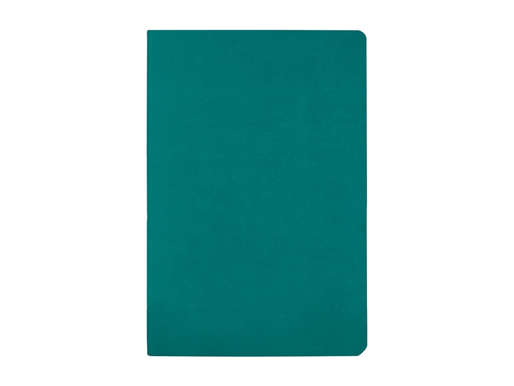 Бизнес тетрадь А5 Megapolis flex 60 л. soft touch клетка, морская волна-0