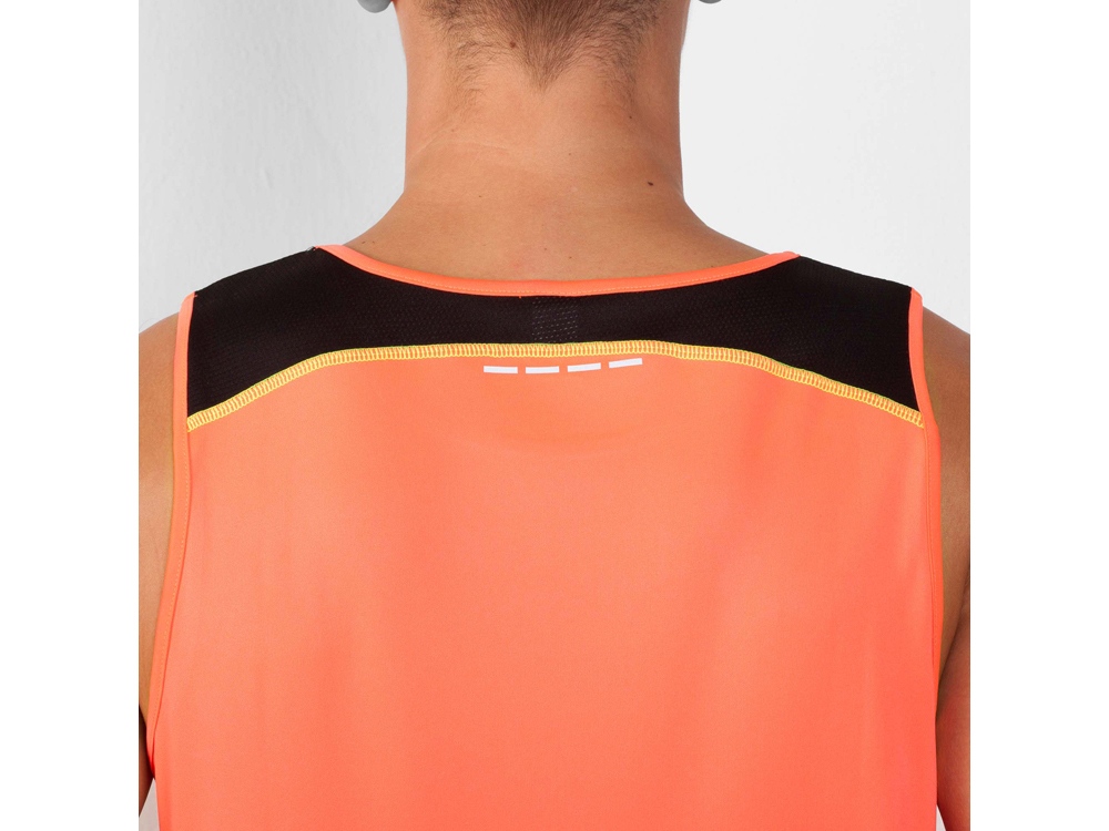 Майка Misano мужская, неоновый коралловый/черный-7