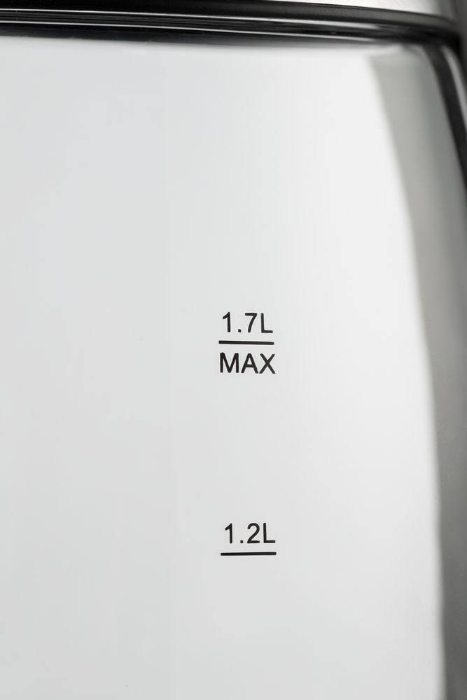 Электрический чайник Lumimore, стеклянный, серебристо-черный-3