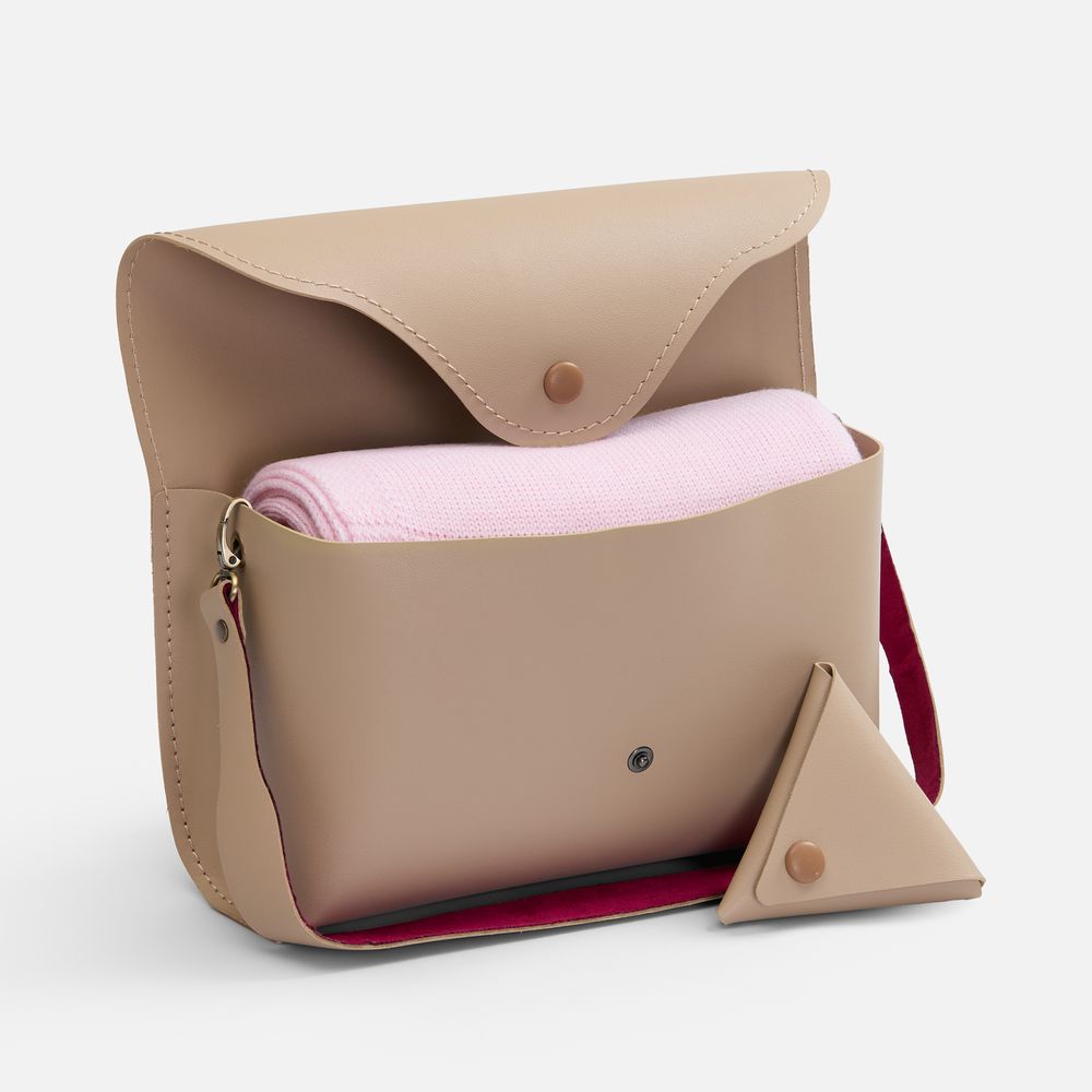 Плед Voyage в кофре, розовый-1