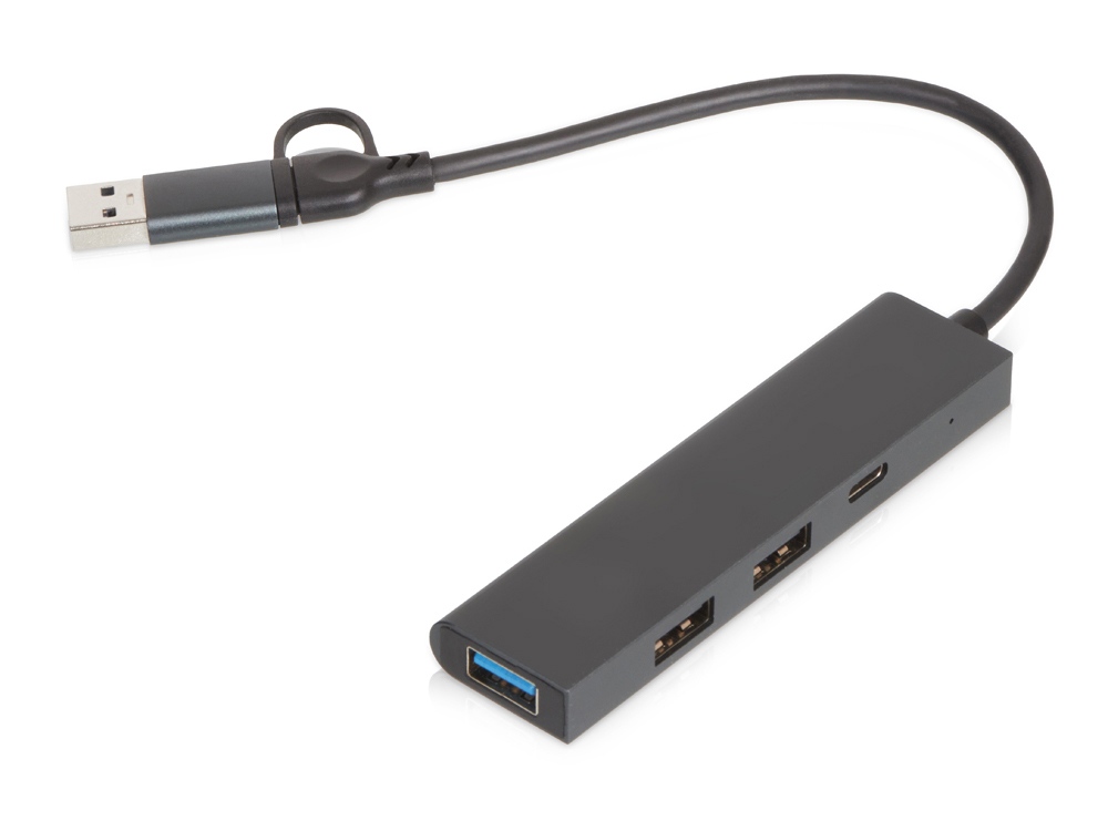 USB-концентратор Command, серый-0