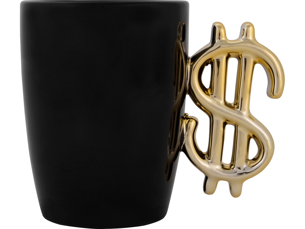 Кружка Доллар, черный/золотистый (Р)-1