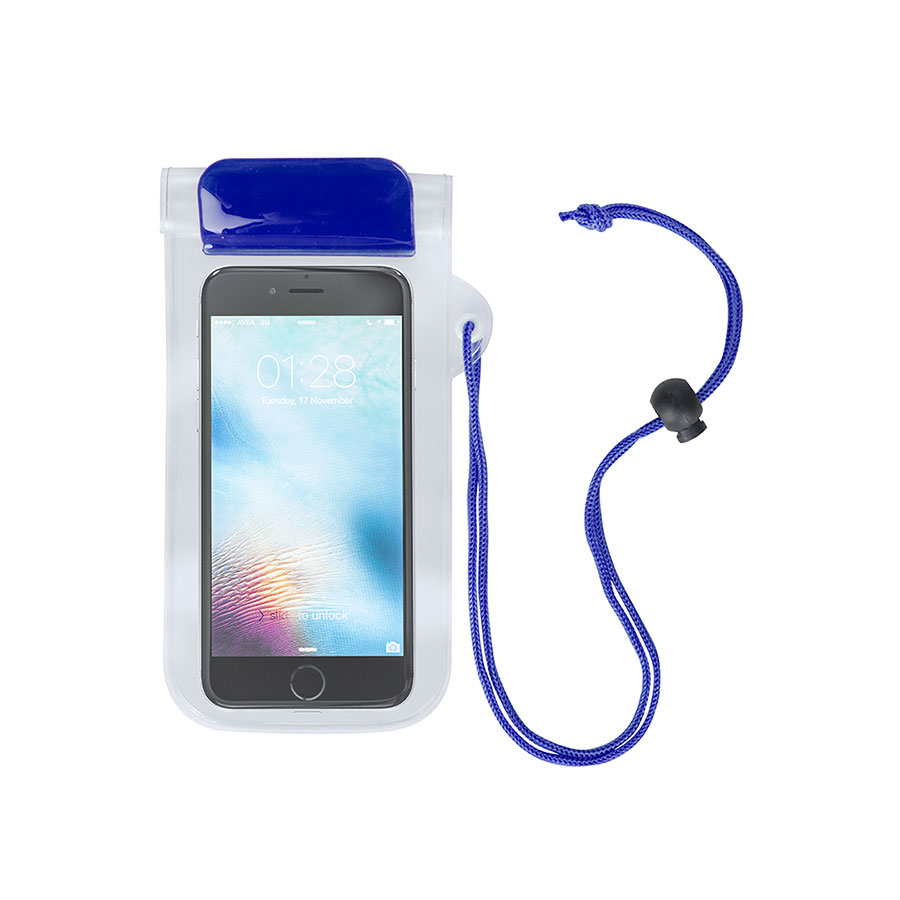 Чехол водонепроницаемый WATERPRO, синий, 9.5 x 23 см, ПВС, синий-0