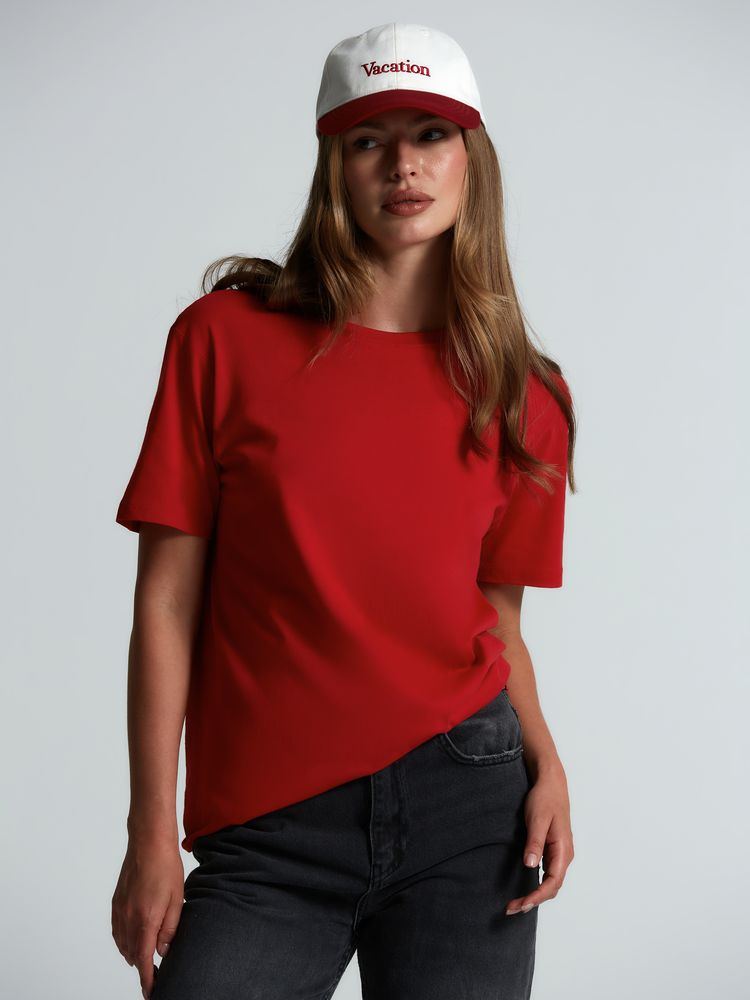 Футболка унисекс Streetwise, красная-4