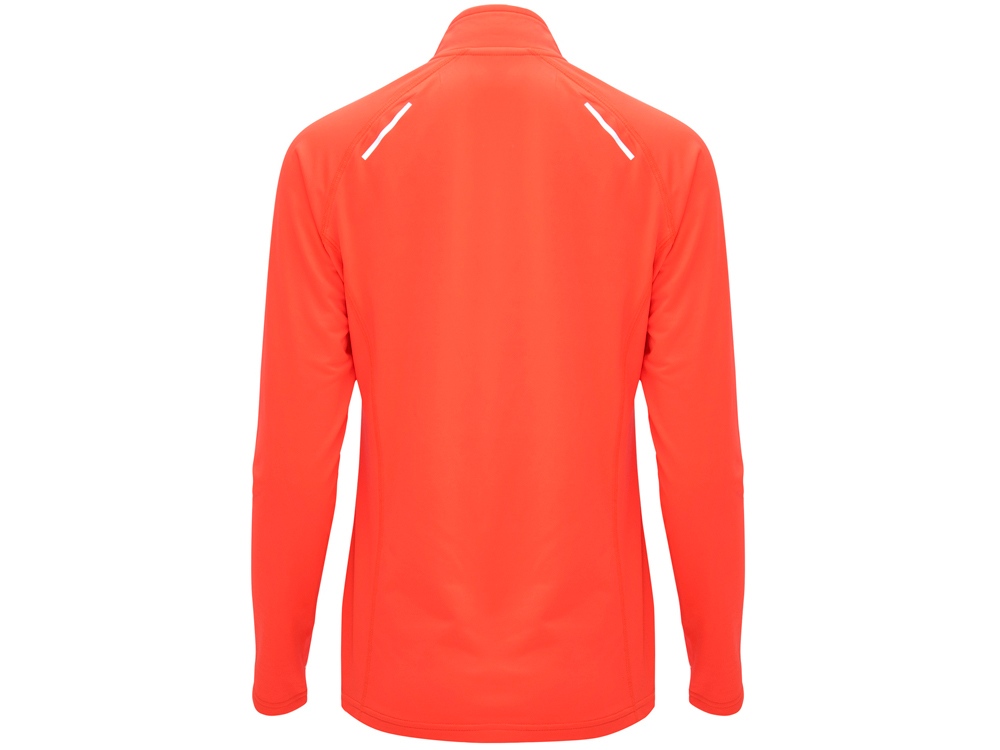 Толстовка с воротом на молнии женская Melbourne, неоновый коралловый-1