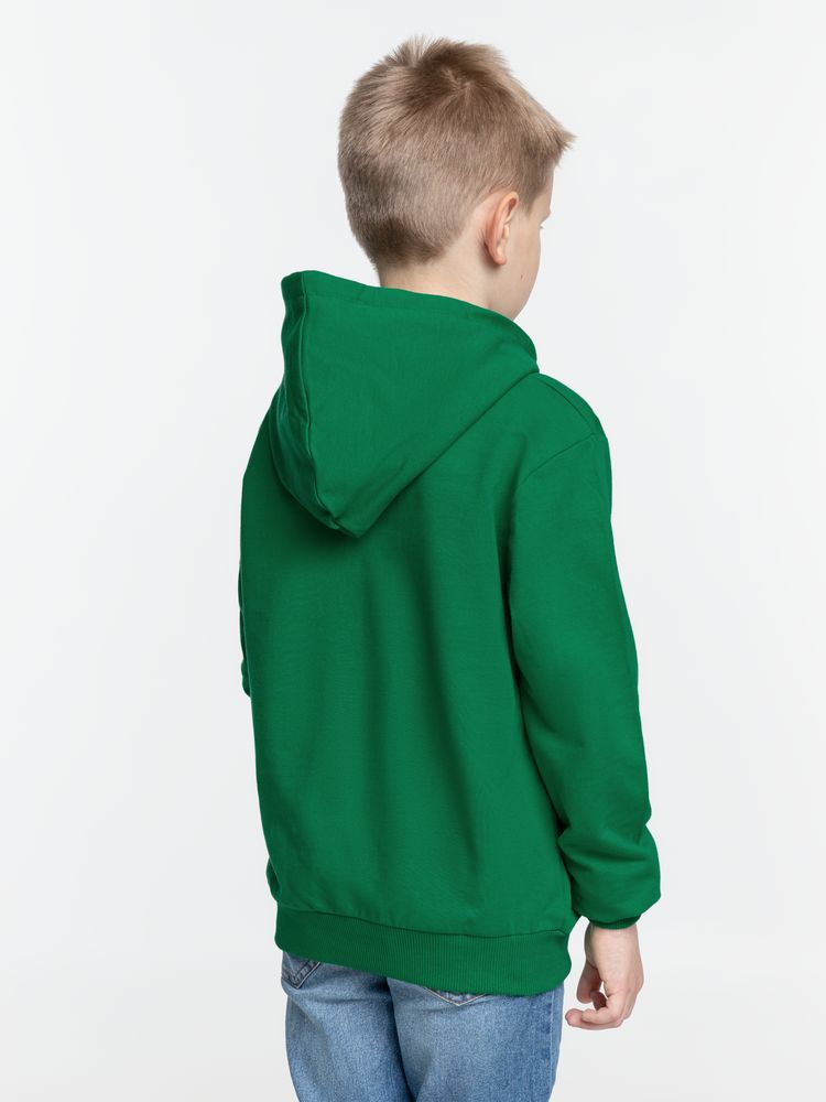 Толстовка с капюшоном детская Kirenga Kids, зеленая-3