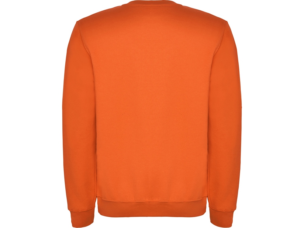Свитшот с начесом Clasica унисекс, оранжевый-1
