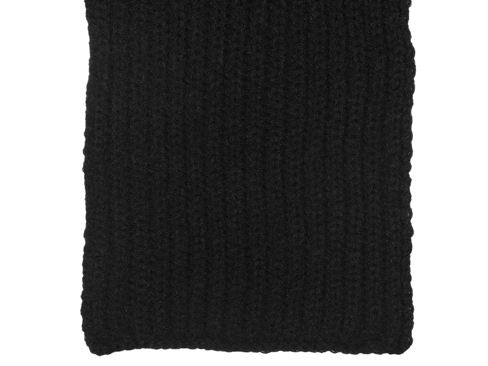 Шарф Nordend, крупный риб, черный-5