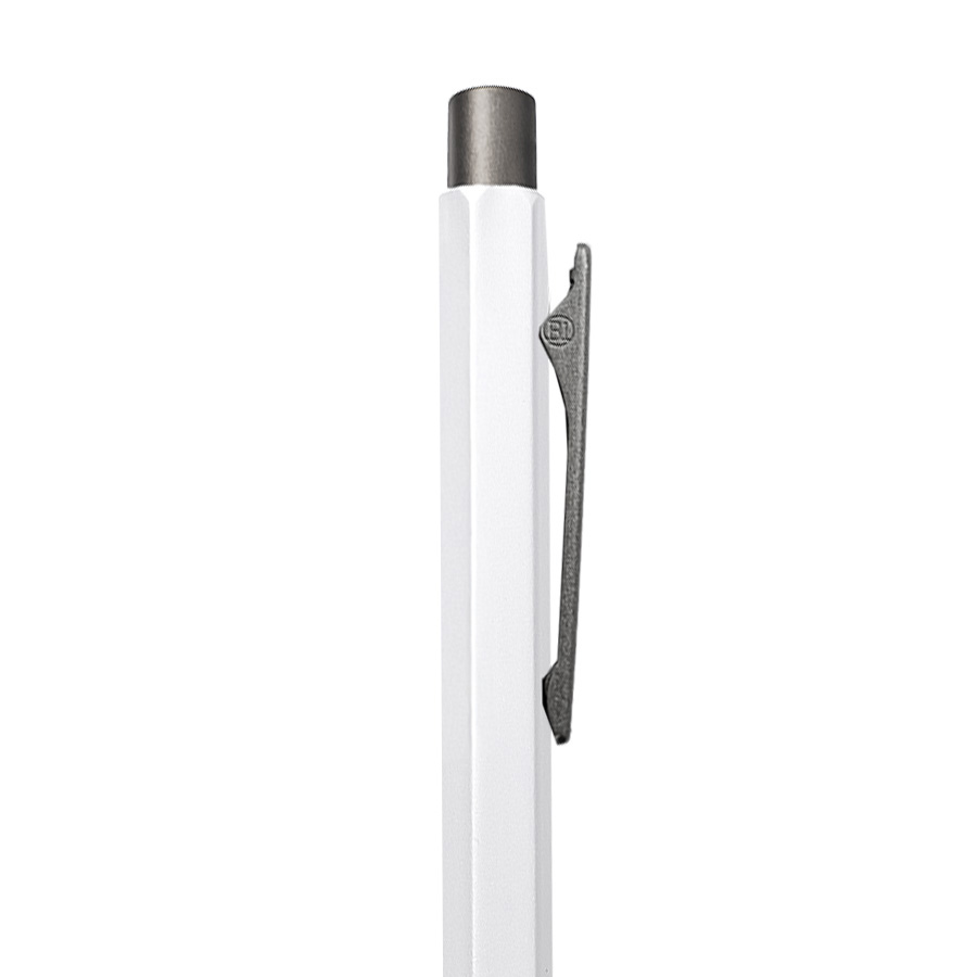 Ручка шариковая SCALEN, белый, темно-серый-1