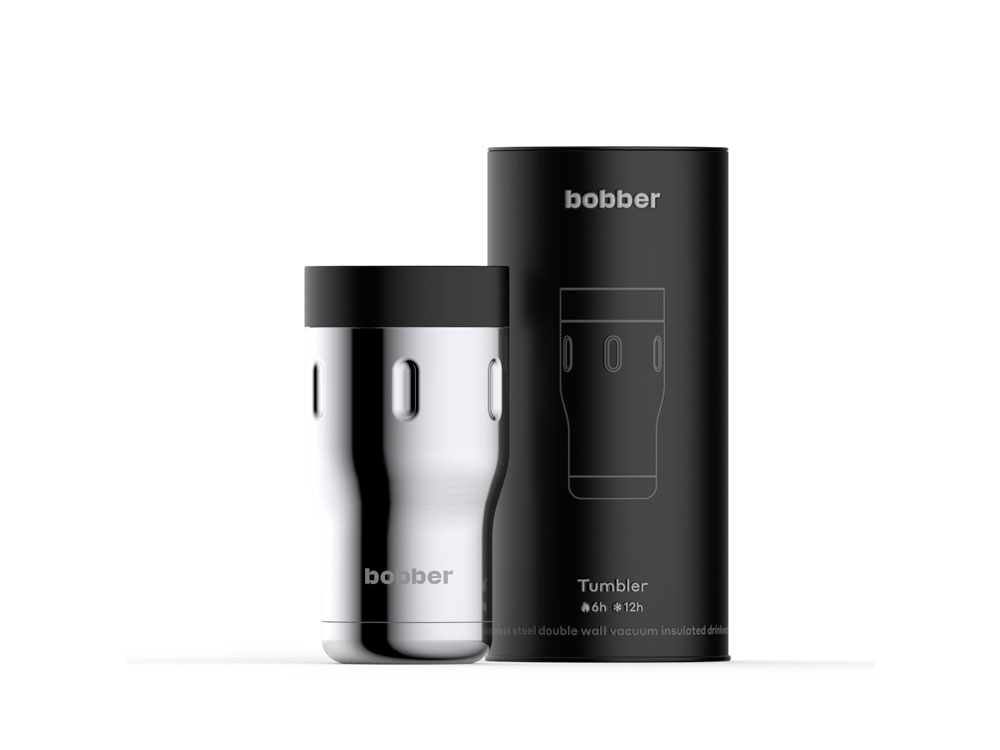 Термос питьевой, вакуумный, бытовой, тм bobber. Объем 0,35 литра. Артикул Tumbler-350 Glossy-0