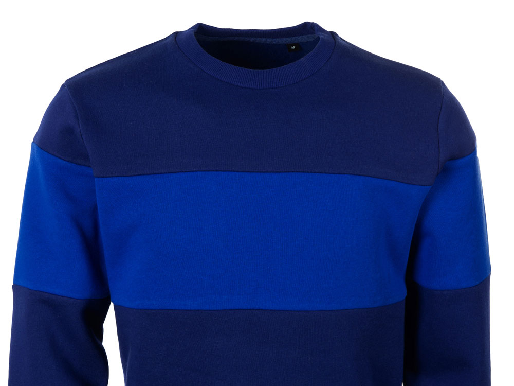 Свитшот блокинг Edinburgh, нейви/кл.синий, мужской-8