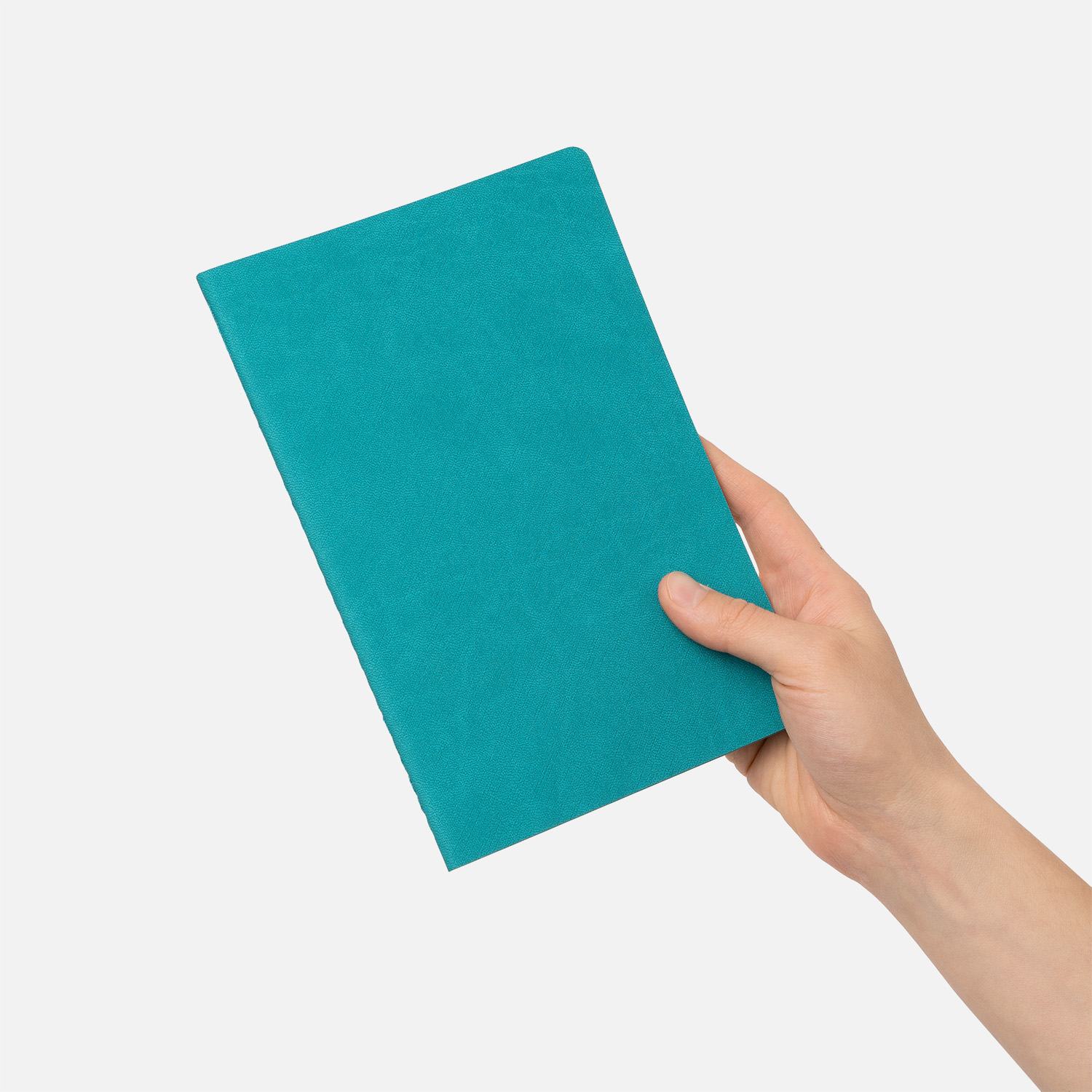 Блокнот Corsa slim, бирюзовый-7