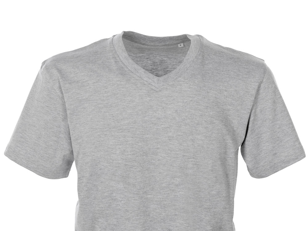 Футболка Heavy Super Club мужская с V-образным вырезом, серый меланж-9