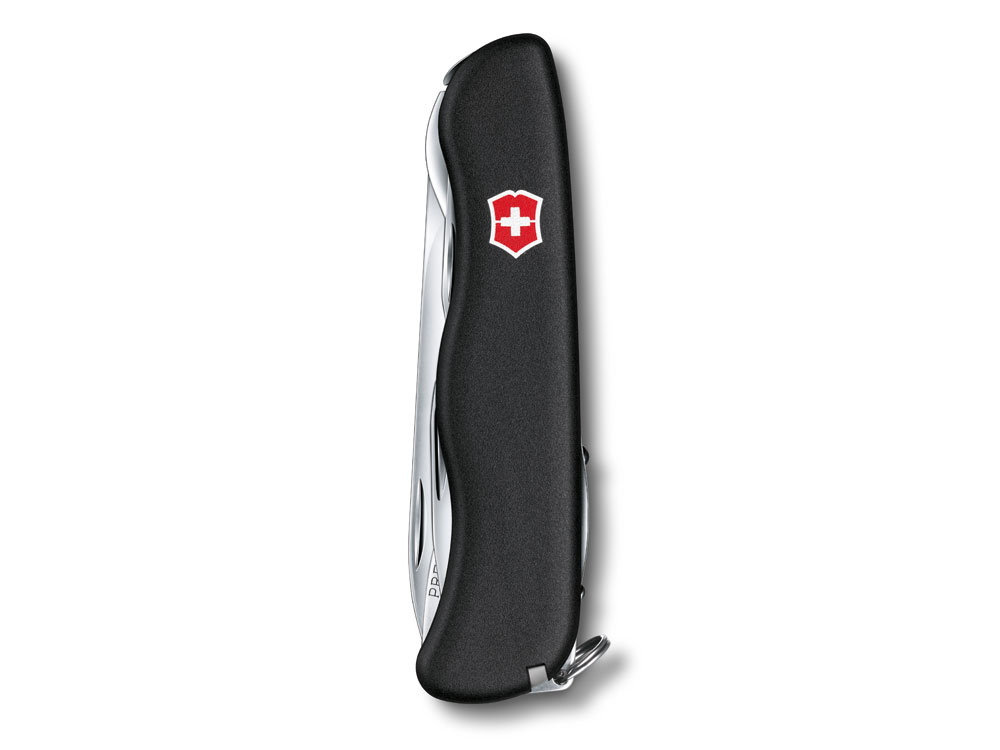 Нож перочинный VICTORINOX Picknicker, 111 мм, 11 функций, с фиксатором лезвия, чёрный-1