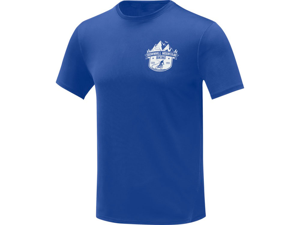 Kratos Мужская футболка с короткими рукавами, cиний-4