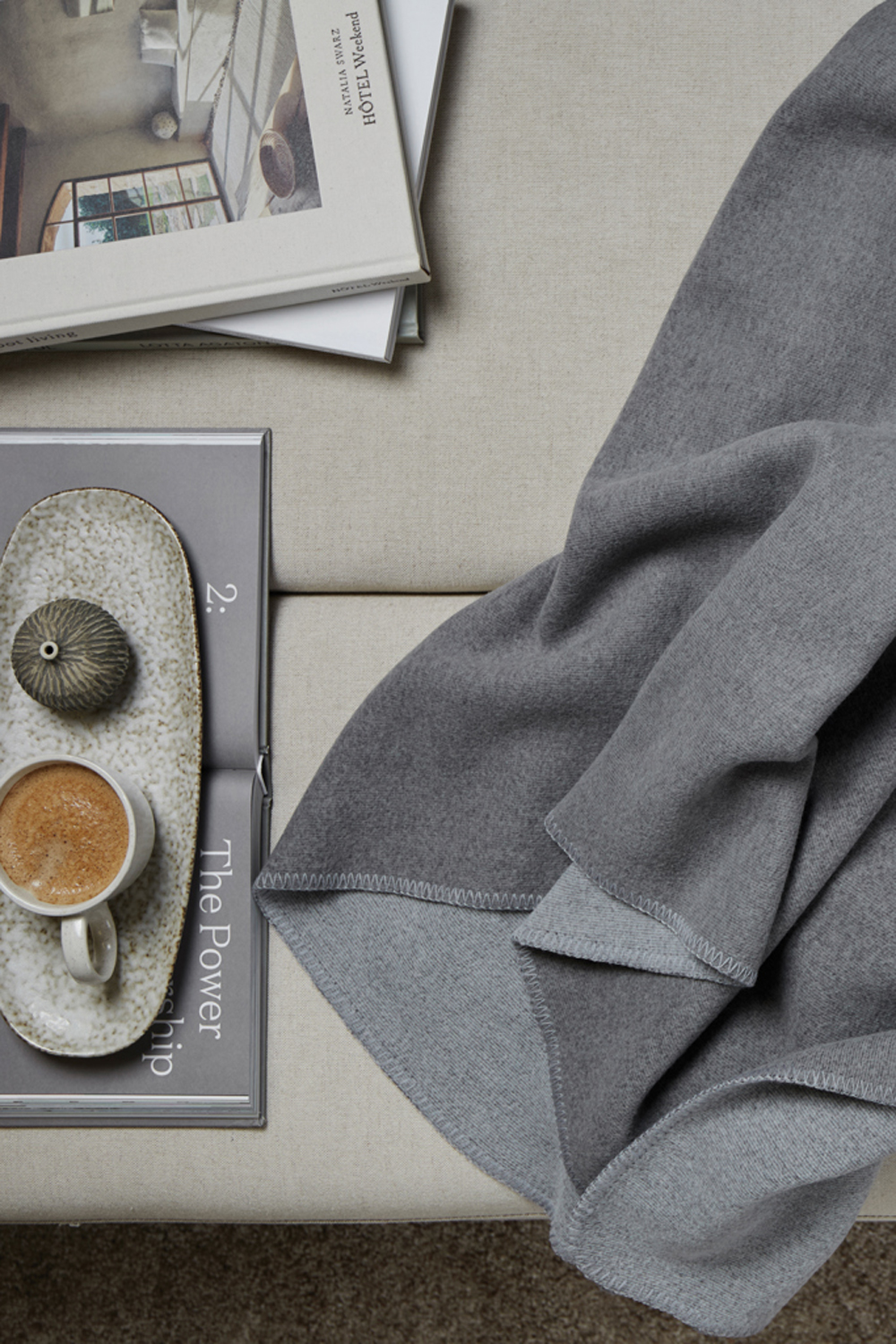 Плед VINGA Moulton из rPET GRS, 320 г/м², 130х170 см-5