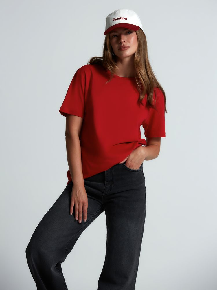 Футболка унисекс Streetwise, красная-4