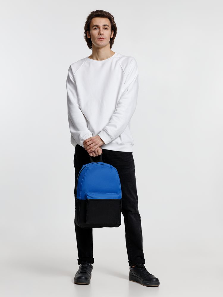 Рюкзак Base Up, черный с синим-4