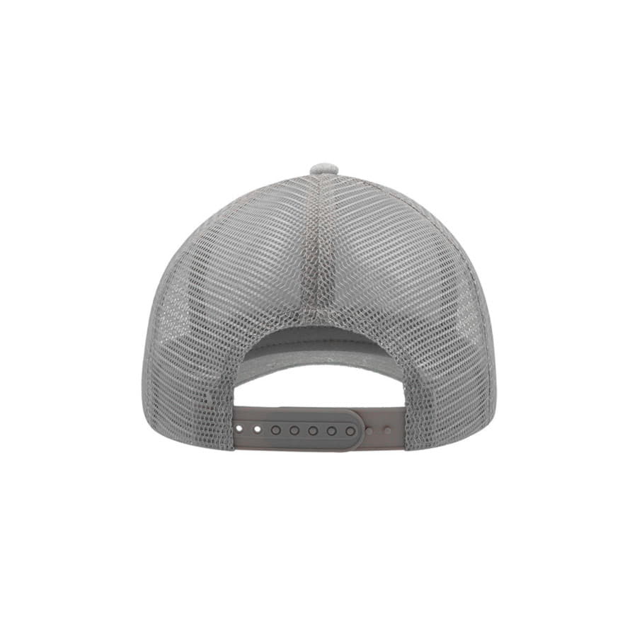 Бейсболка RAPPER JERSEY, 5 клиньев, пластиковая застежка, светло-серый-4