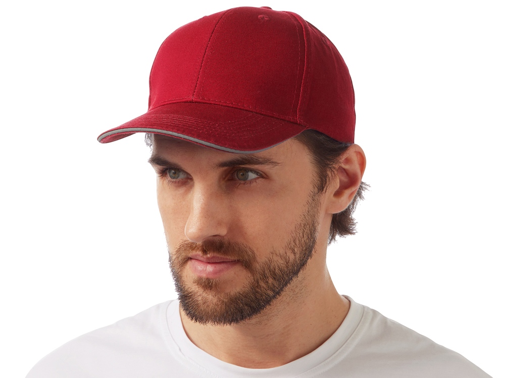 Кепка со светоотражающим кантом, классический синий-1