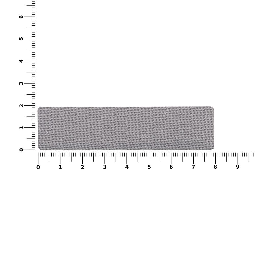 Наклейка тканевая Lunga, S, серая-1