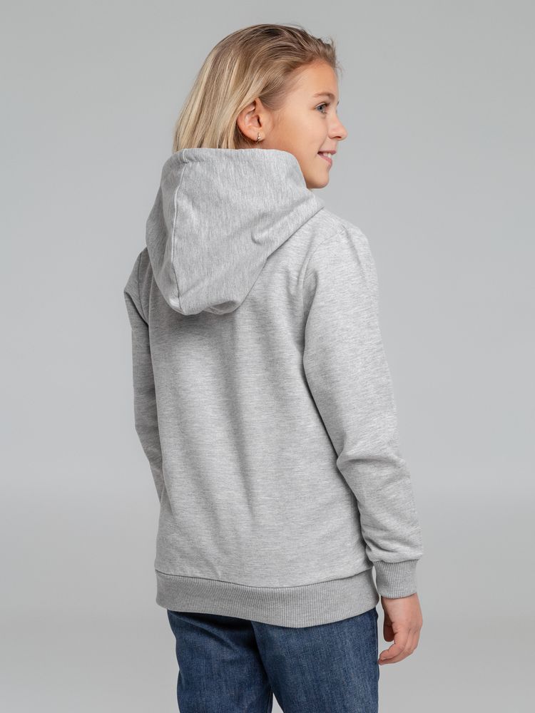 Толстовка с капюшоном детская Kirenga Kids, серый меланж-4