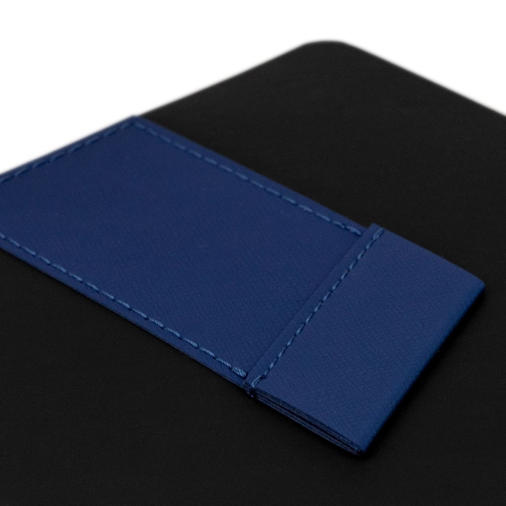 Ежедневник Bookmark, недатированный, черный с синим-3
