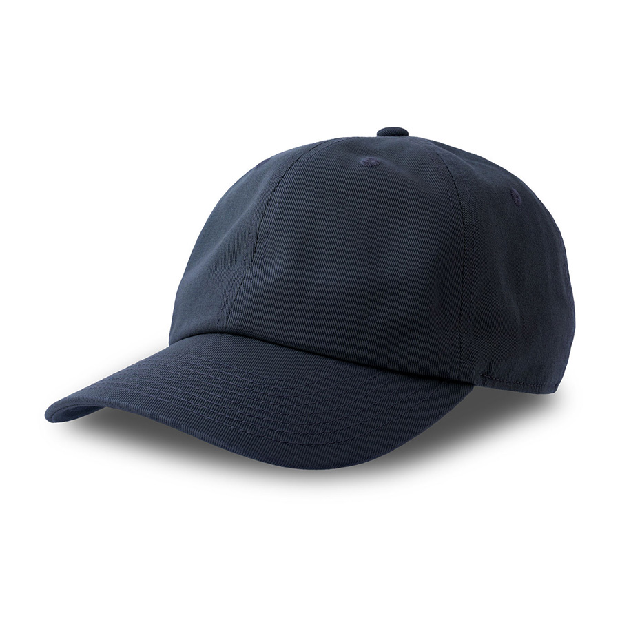 Бейсболка DAD HAT-S, 6 клиньев, металлическая застежка, темно-синий-0