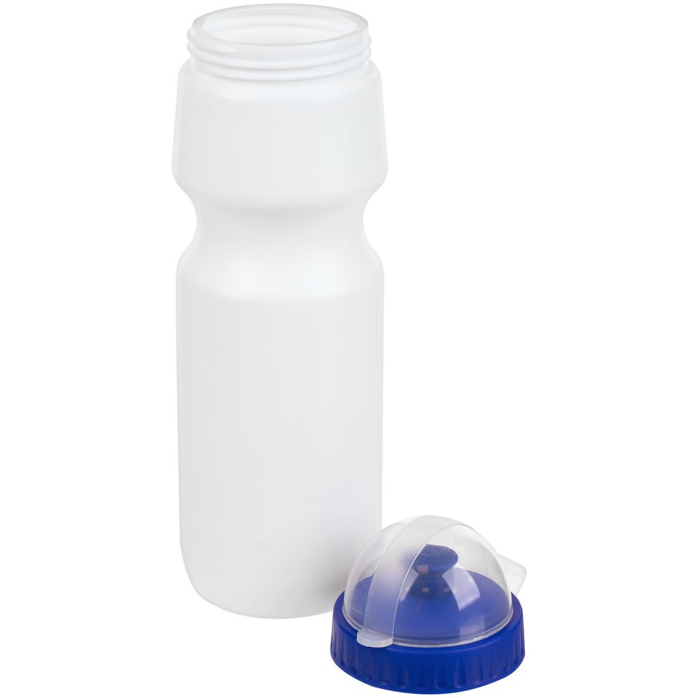 Бутылка для велосипеда Bikescape, белая с синим-2