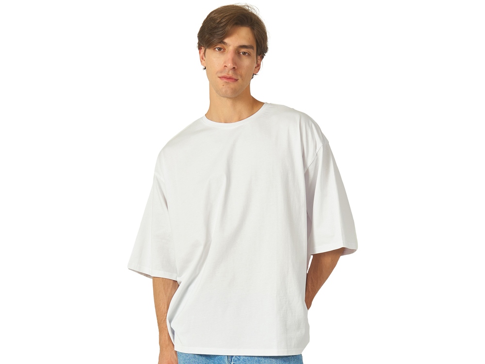 Футболка Berlin к/р оверсайз, 100% хлопок, 180гр, молочный-1