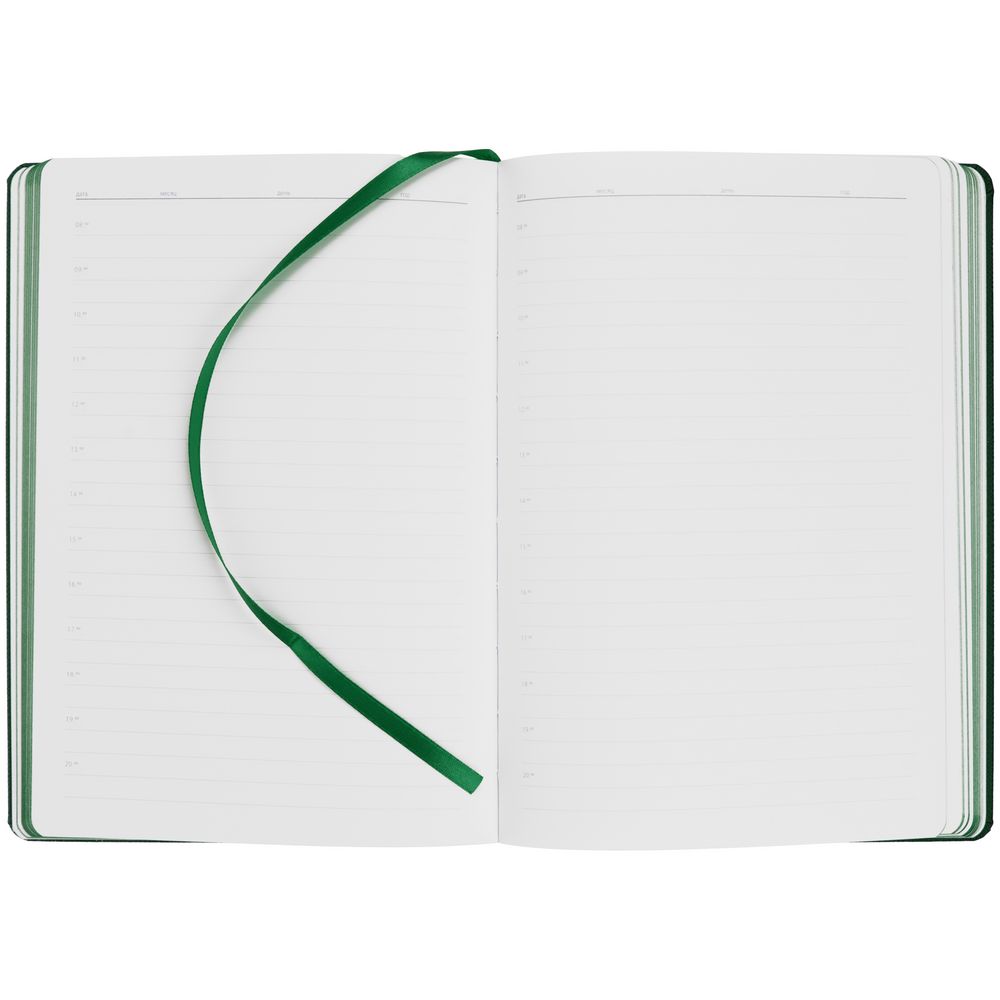 Ежедневник Peel, недатированный, зеленый-3
