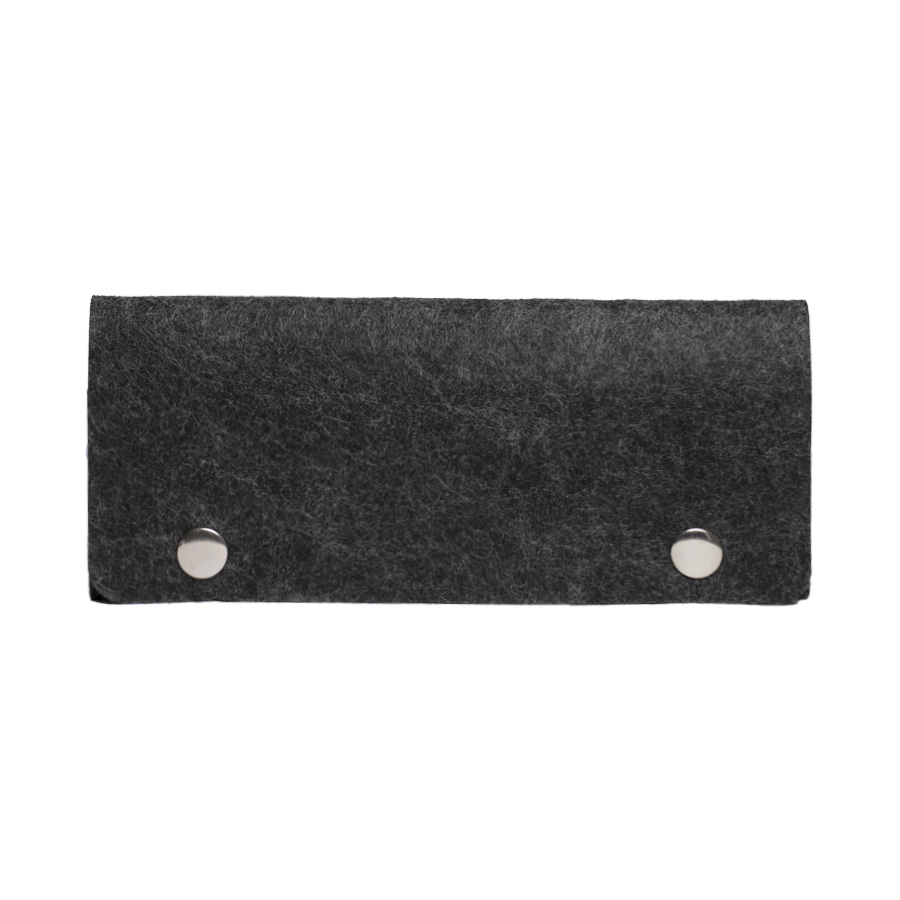 Ключница FELTY, RPET фетр, темно-серый-0