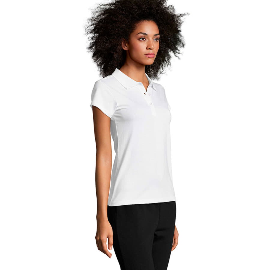 Поло женское PRESCOTT WOMEN 170, белый-3