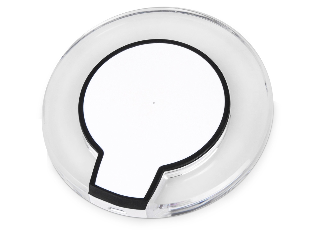 Беспроводная зарядка Pod со светодиодной подсветкой, белый-2