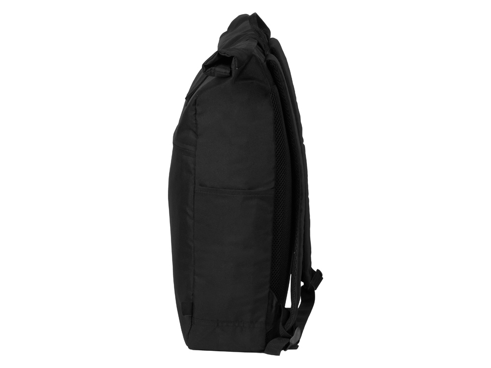 Рюкзак на липучке Vel из переработанного пластика, черный-7