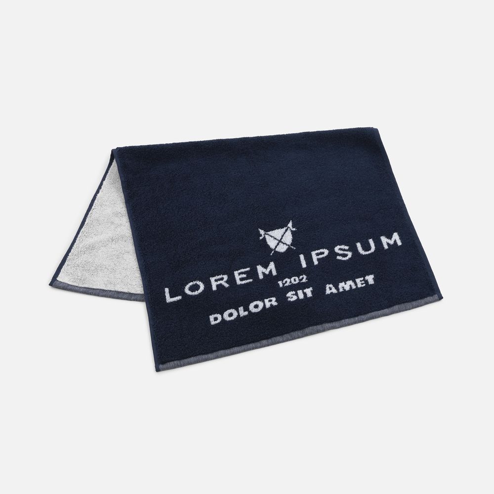 Полотенце на заказ Surpass с пестротканым логотипом, среднее-0