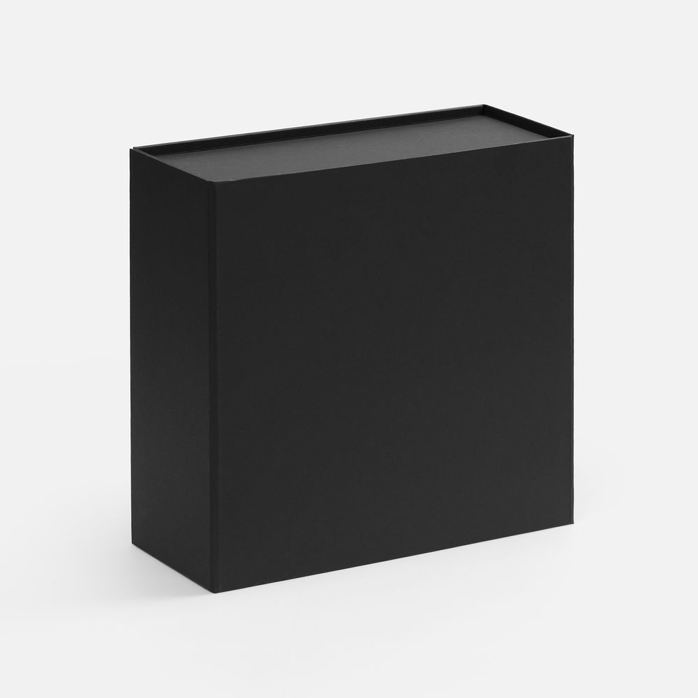 Коробка складная Quadra Fold, черная-2