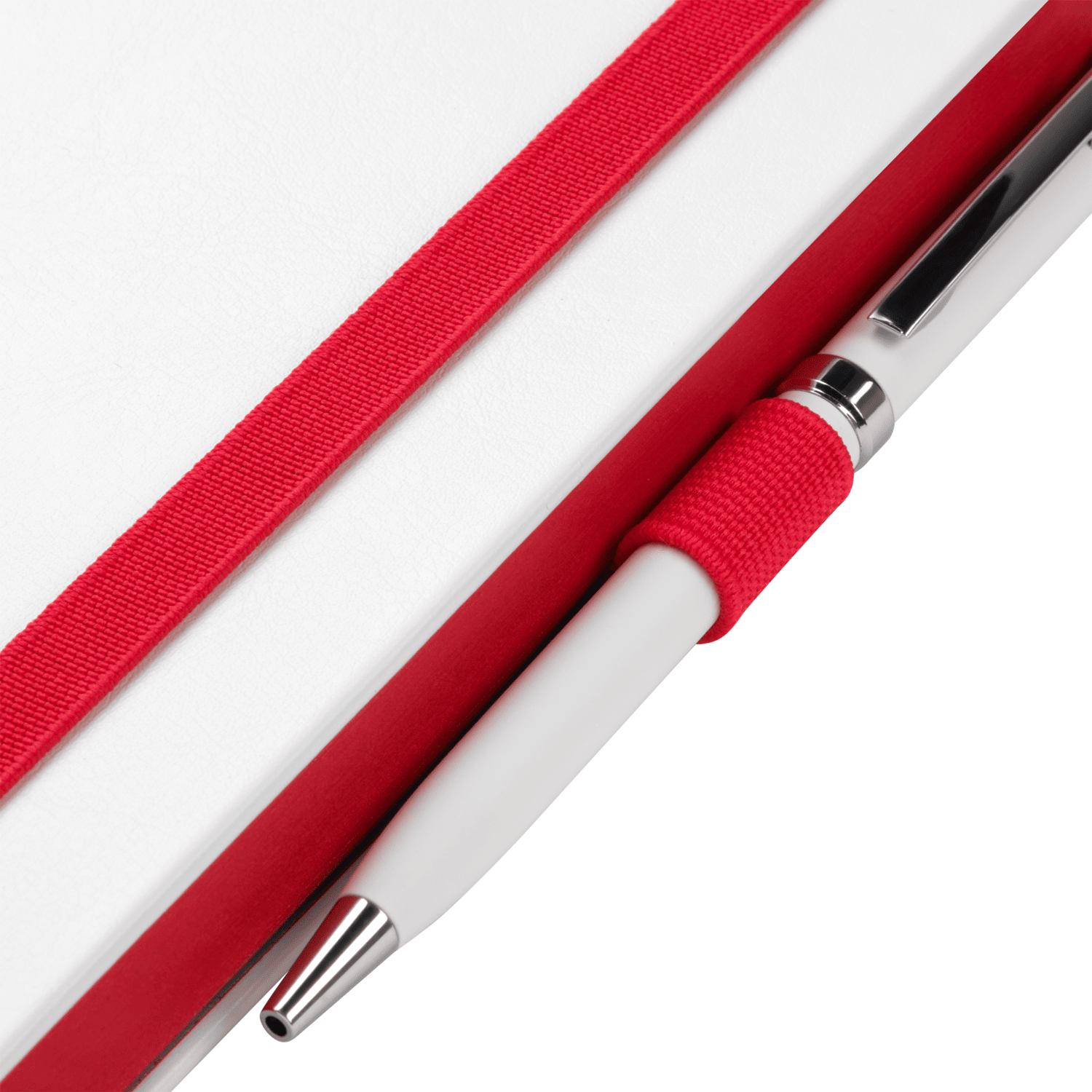 Ежедневник Arctic недатированный, белый/красный-7