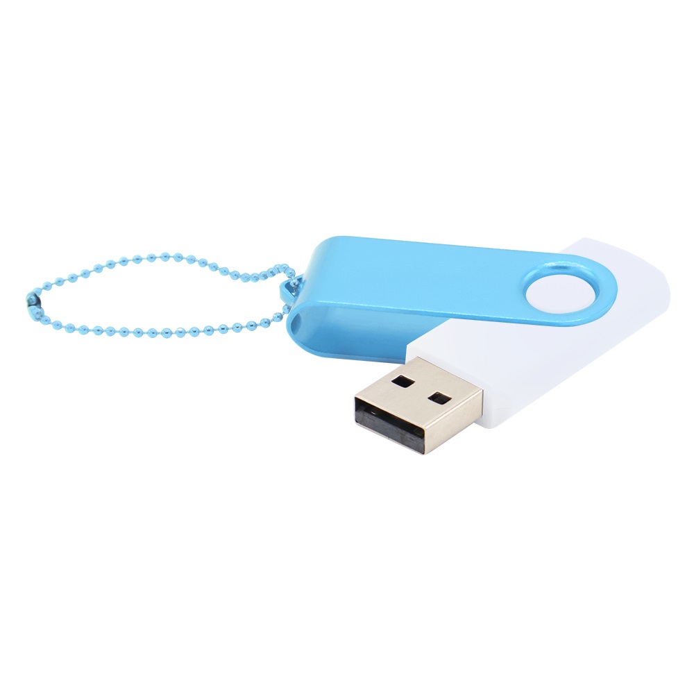 Флешка Designer To Go 2.0 USB 16Gb, Белый/Голубой-1