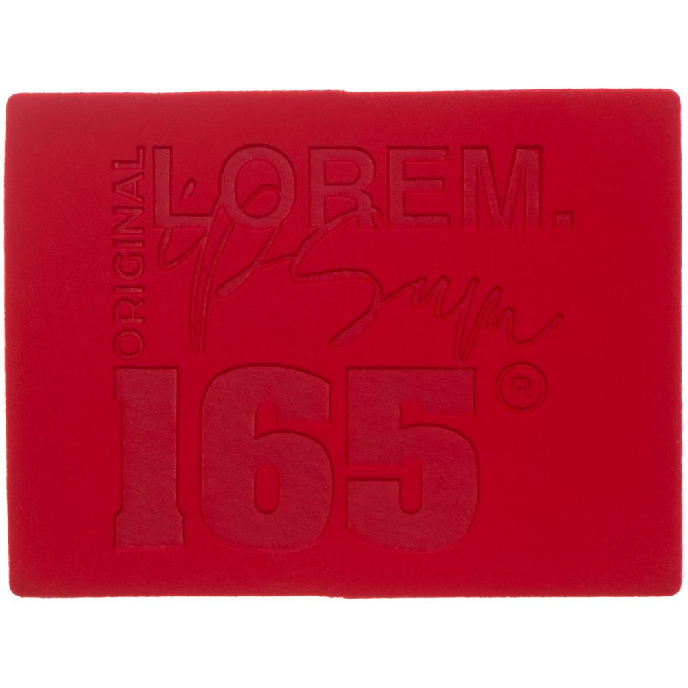 Лейбл Listra Soft Touch, красный-1