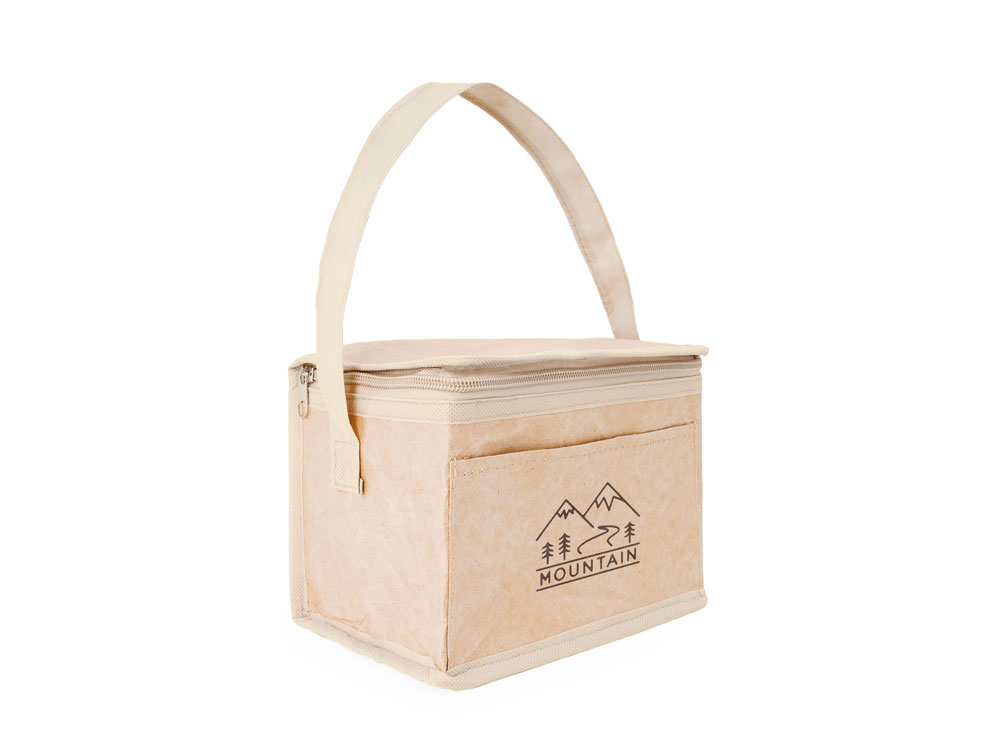 Сумка-холодильник MILANA из ламинированной крафт-бумаги, бежевый-2