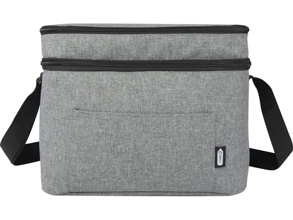 Tundra сумка-холодильник из переработанного РЕТ-пластика, сертиф. согласно GRS - Серый яркий-1