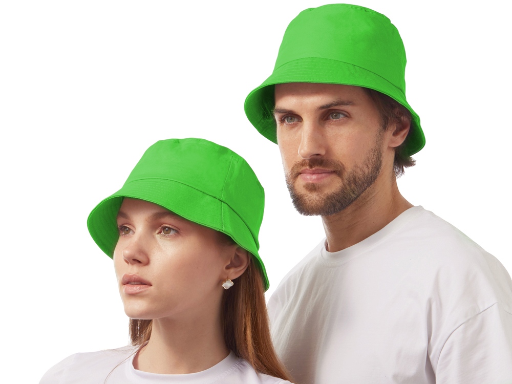 Хлопковая панама, зеленое яблоко-0