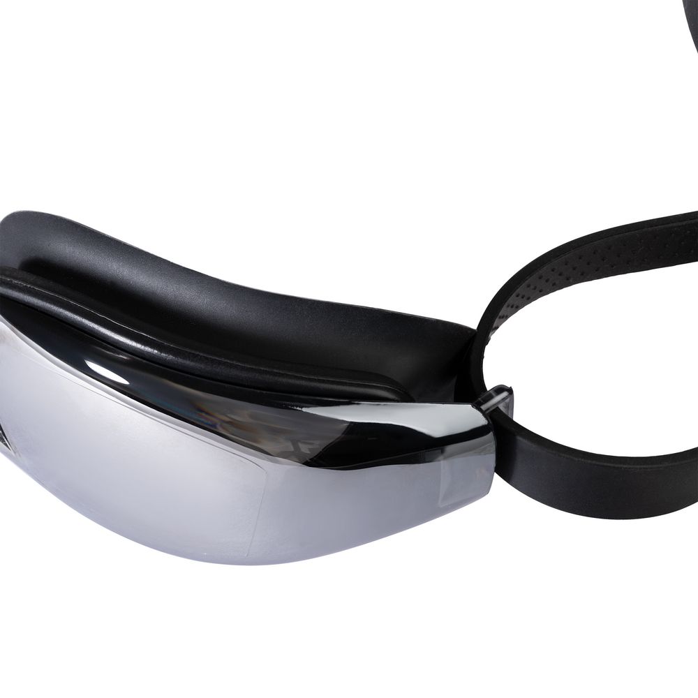 Очки для плавания зеркальные Underwater, черные-4