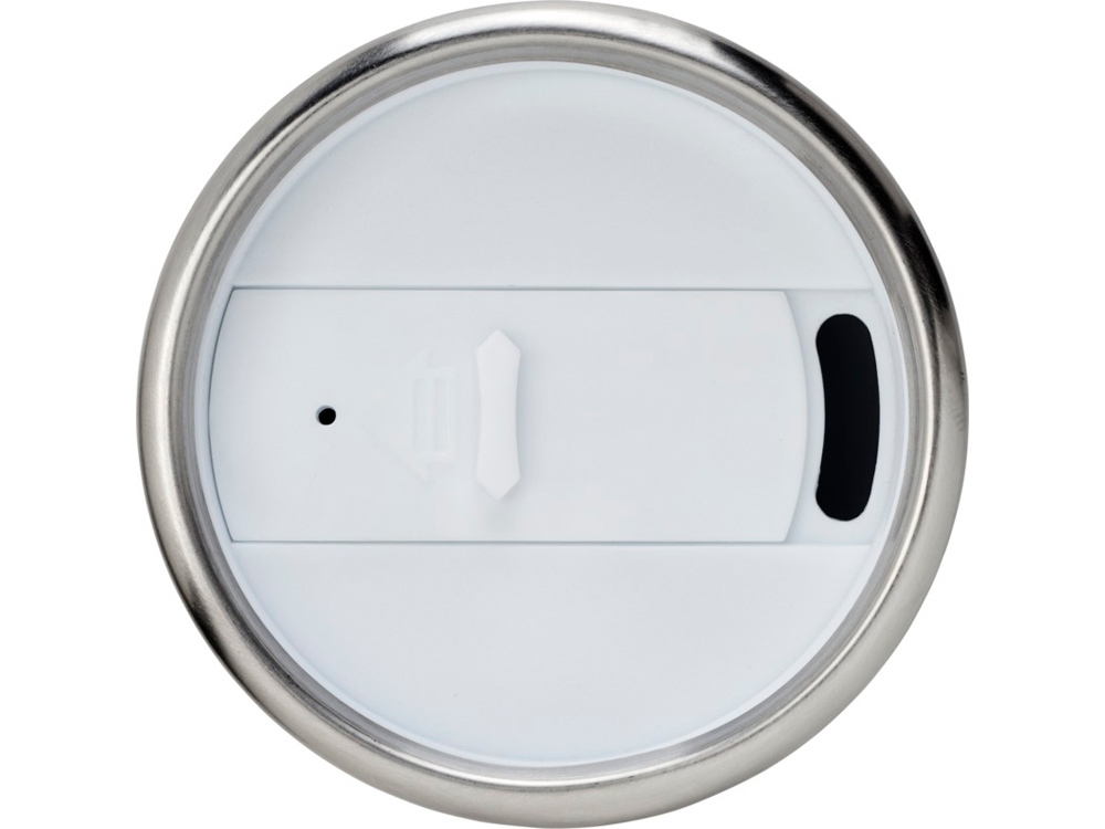 Термостакан Elwood c изоляцией, серебристый/белый-1