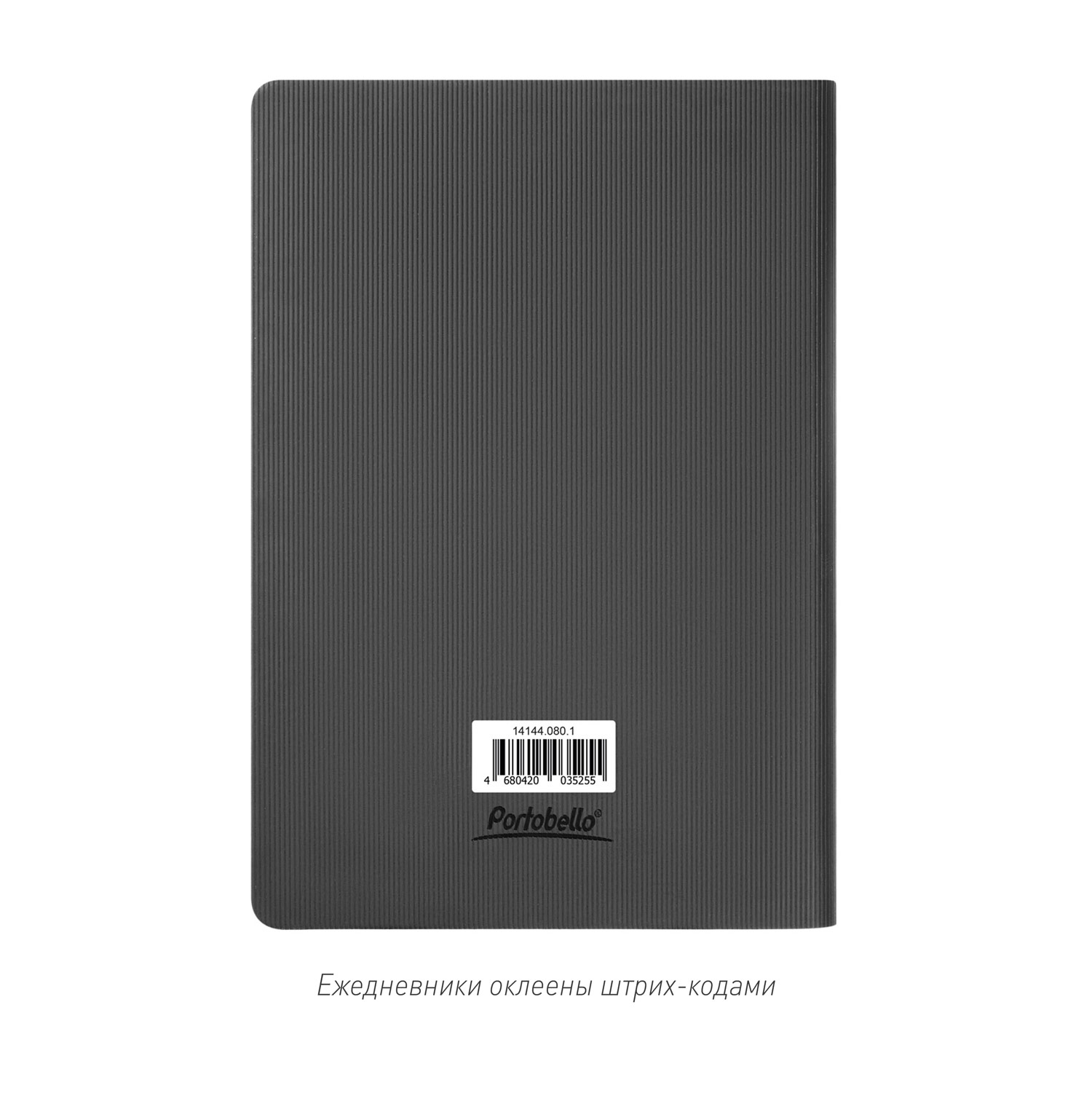 Ежедневник Рейн (Rain) недатированный, серый (без упаковки, без стикера)-12